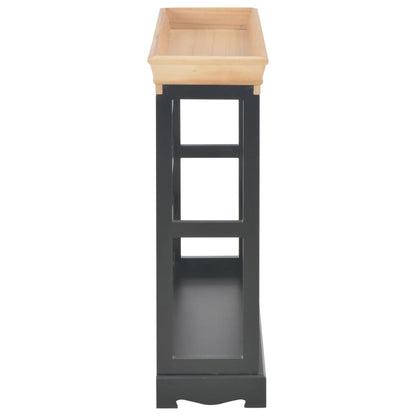 Mobile Portavini Nero 70x22,5x70,5 cm in MDF