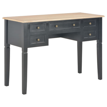 Scrivania Nera 109,5x45x77,5 cm in Legno