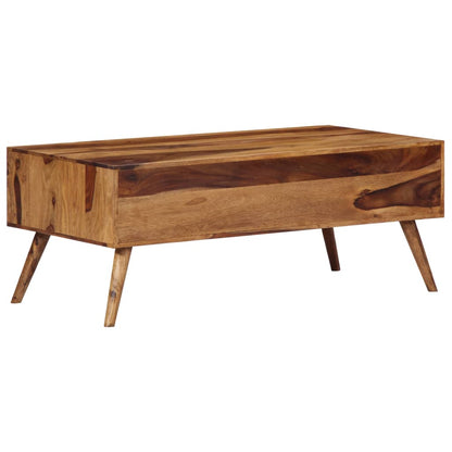 Tavolino da Salotto 100x50x39 cm in Legno Massello