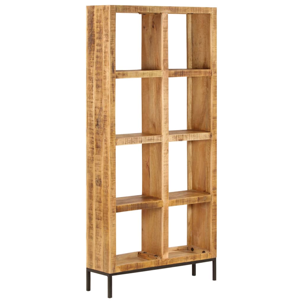 Libreria 80x25x175 cm in Legno Massello di Mango