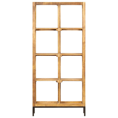 Libreria 80x25x175 cm in Legno Massello di Mango