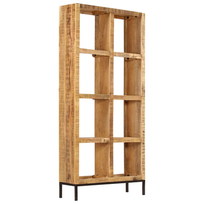 Libreria 80x25x175 cm in Legno Massello di Mango