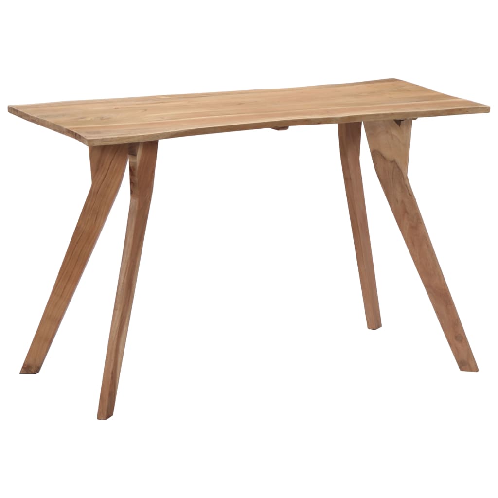 Tavolo da Pranzo 120x58x76 cm in Legno Massello di Acacia