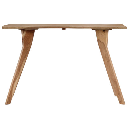 Tavolo da Pranzo 120x58x76 cm in Legno Massello di Acacia