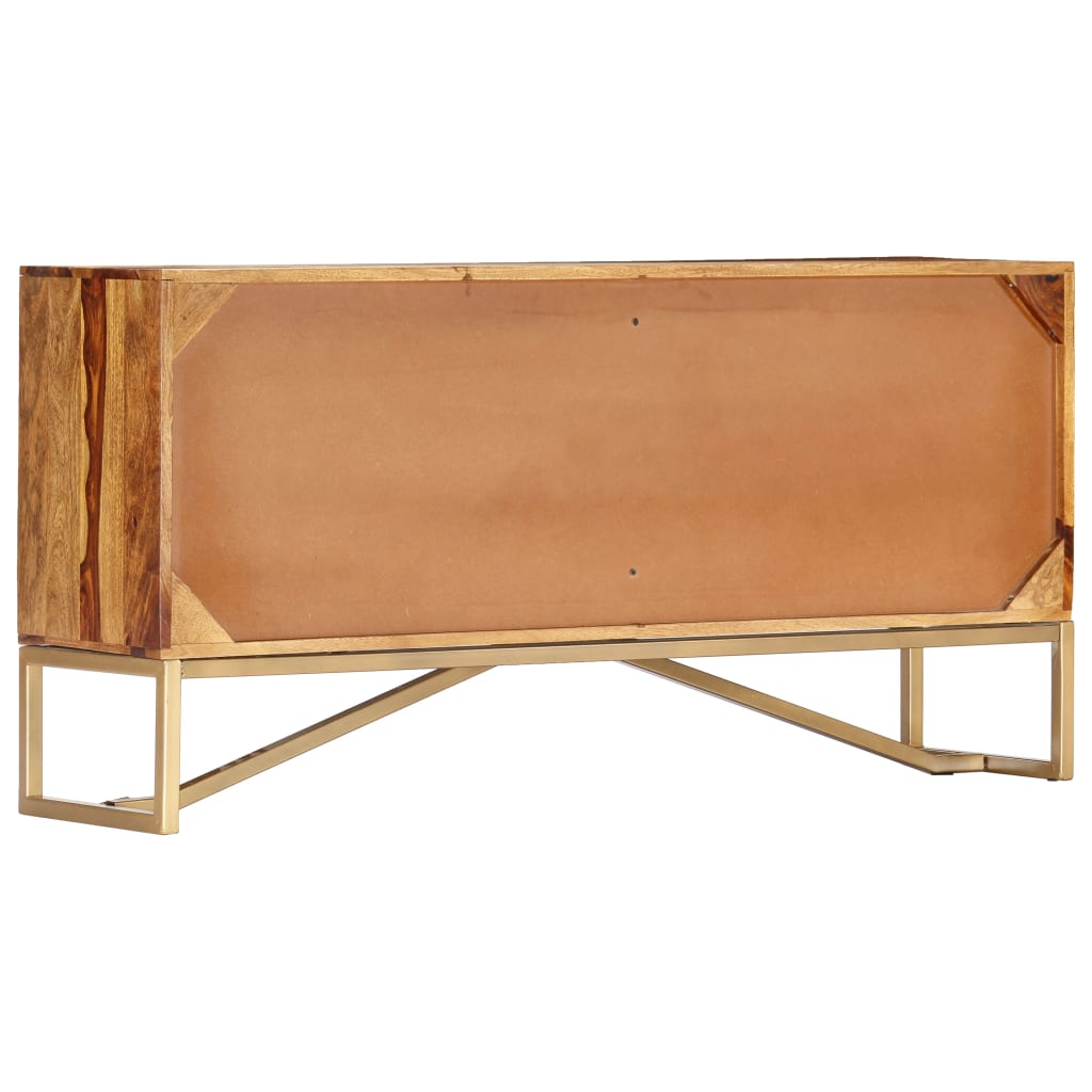 Credenza 118x30x60 cm in Legno Massello di Sheesham