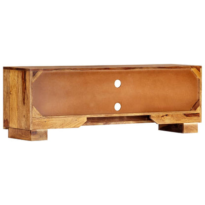 Mobile Porta TV 118x30x40 cm in Legno Massello di Acacia