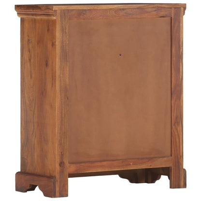 Credenza 63x30x75 cm in Legno Massello di Acacia