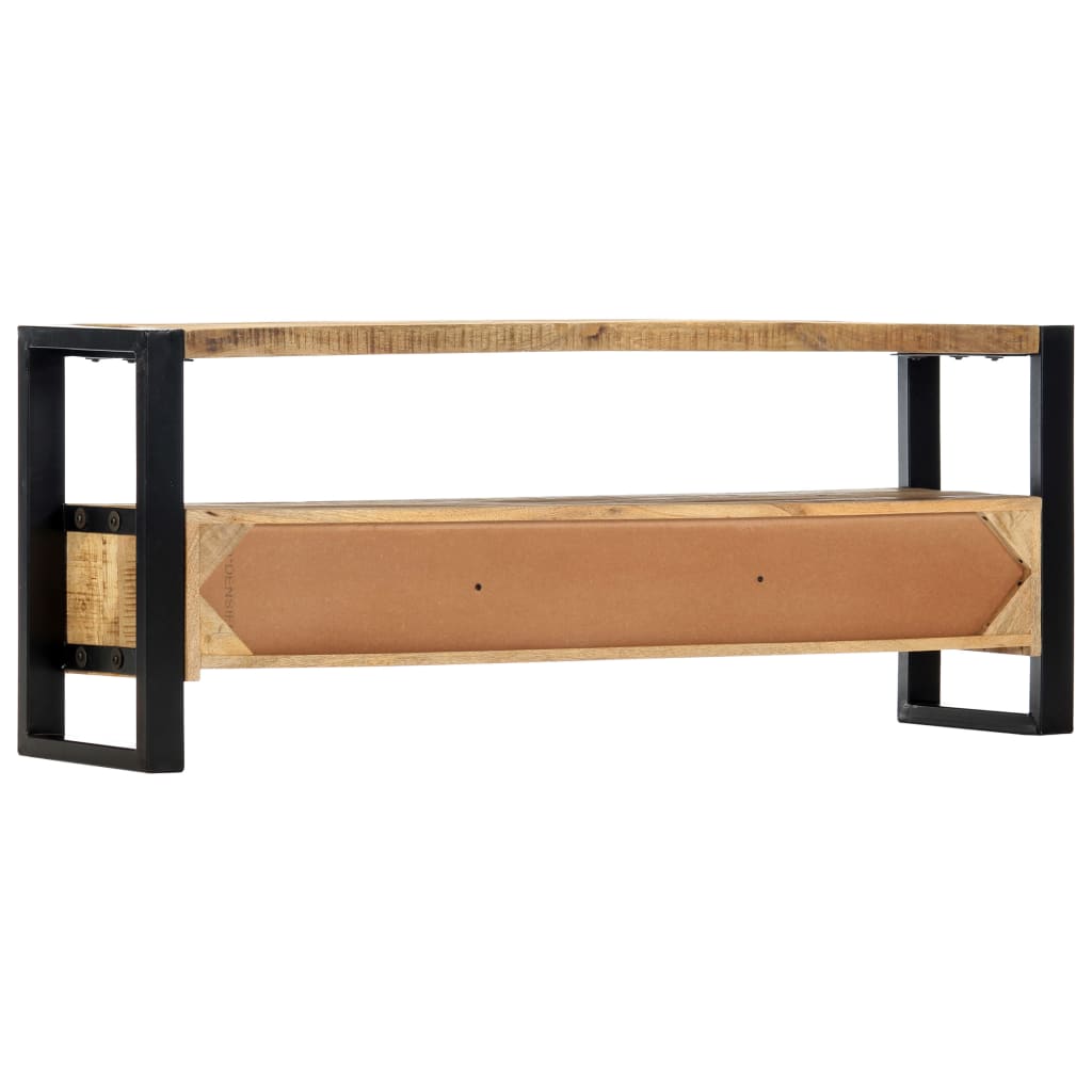 Mobile Porta TV 130x30x50 cm in Legno Massello di Mango
