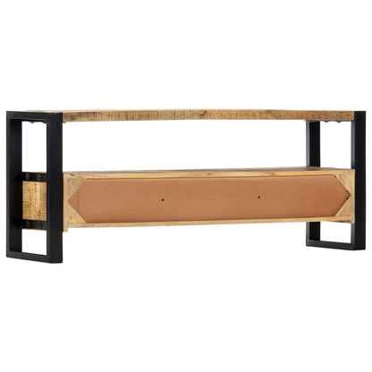 Mobile Porta TV 130x30x50 cm in Legno Massello di Mango