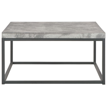 Tavolino da Salotto 75x75x38 cm Aspetto Cemento