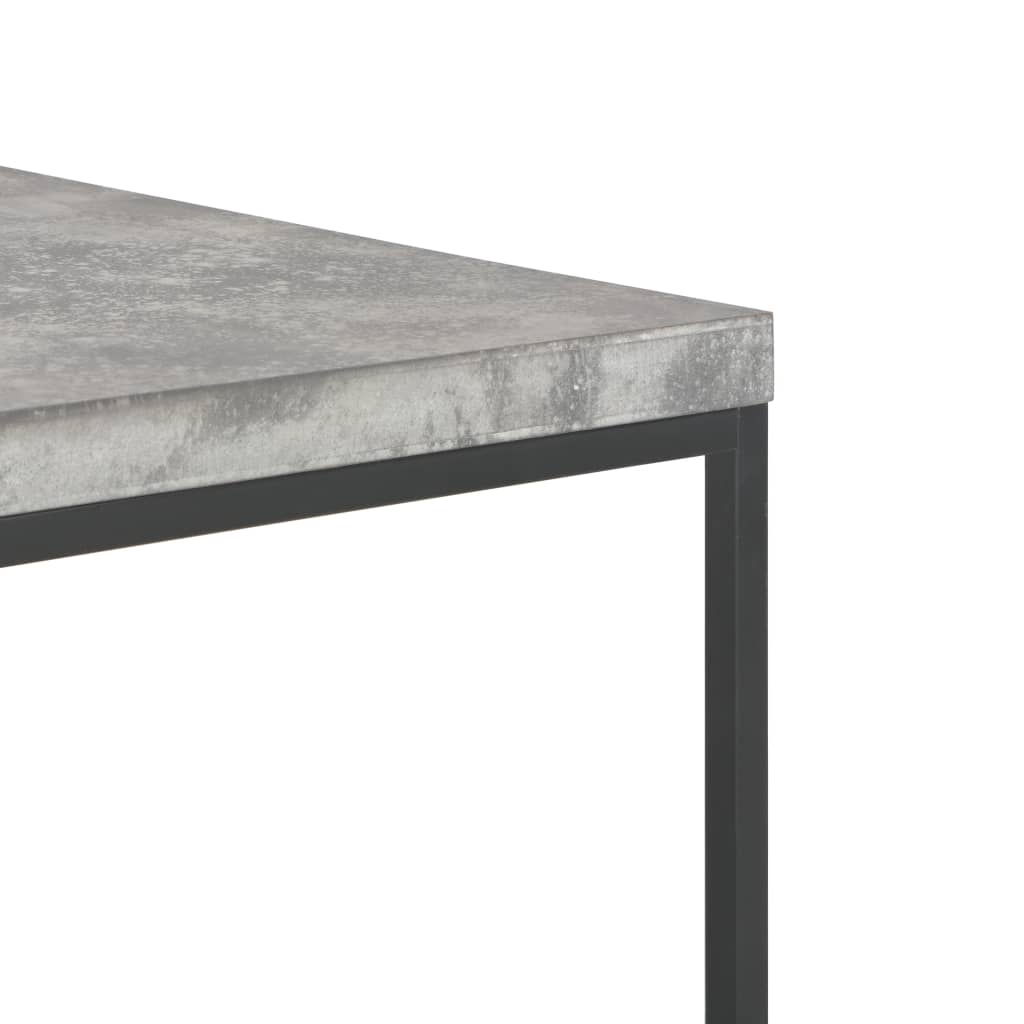 Tavolino da Salotto 75x75x38 cm Aspetto Cemento