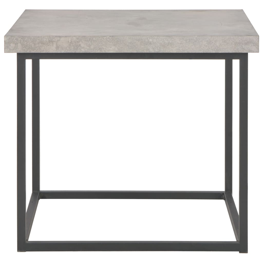 Tavolino da Salotto 55x55x53 cm Aspetto Cemento