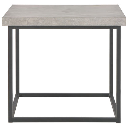 Tavolino da Salotto 55x55x53 cm Aspetto Cemento