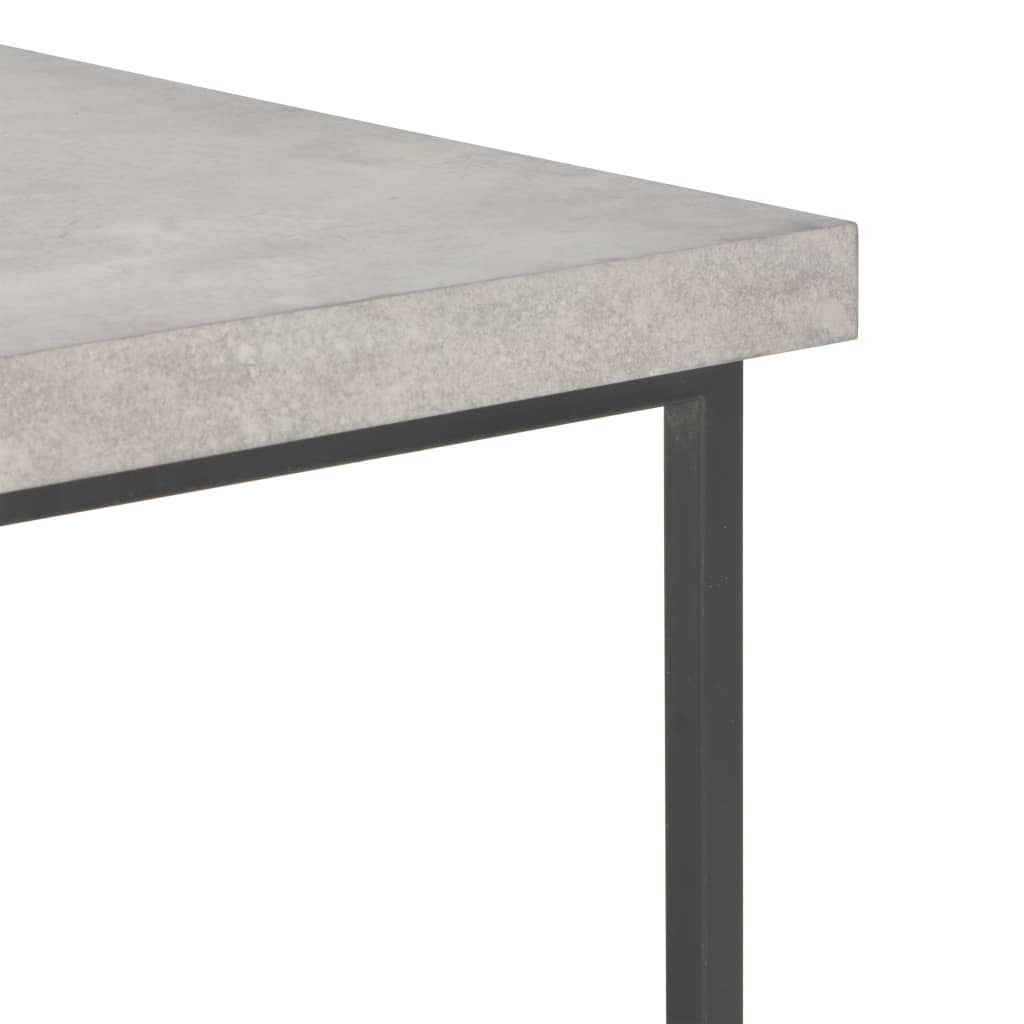 Tavolino da Salotto 55x55x53 cm Aspetto Cemento