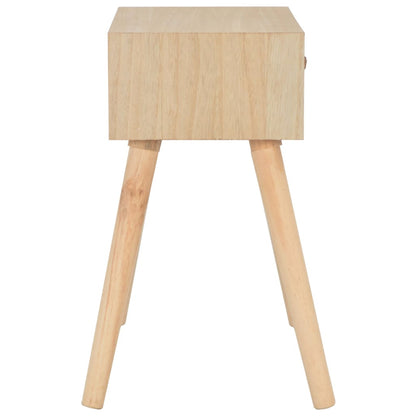 Comodino con Cassetto 44x30x58 cm in Legno Massello