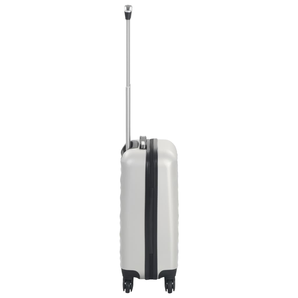 Trolley a Custodia Rigida Argento Lucido ABS