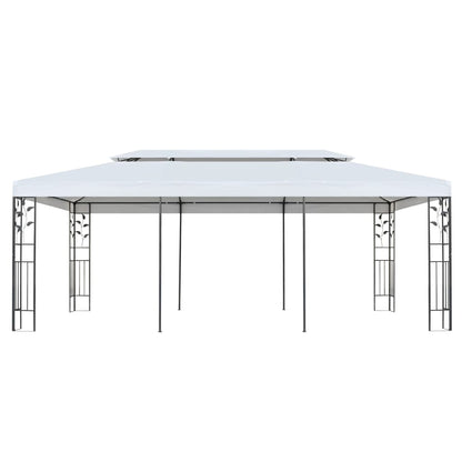 Gazebo 3x6 m Bianco