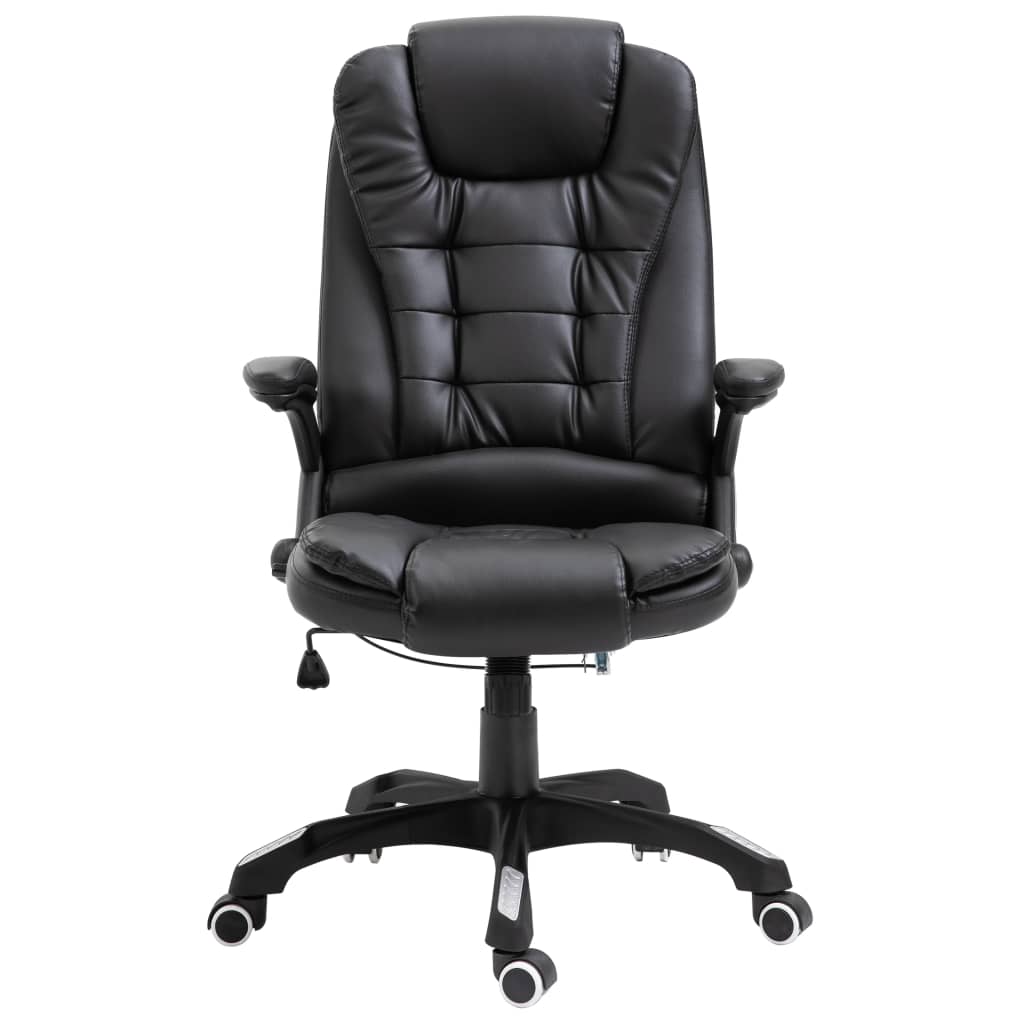 Sedia da Ufficio Nera in Similpelle