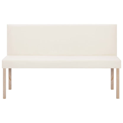 Panca 139,5 cm Crema in Similpelle