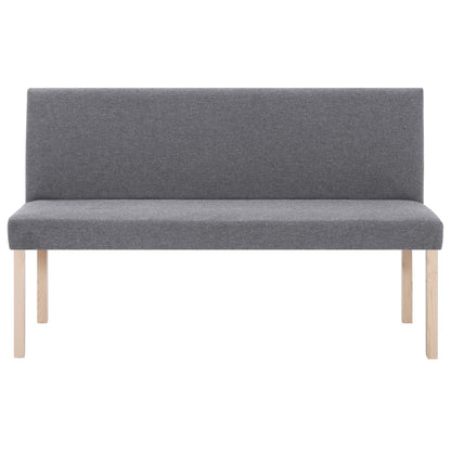 Panca 139,5 cm Grigio Chiaro in Poliestere