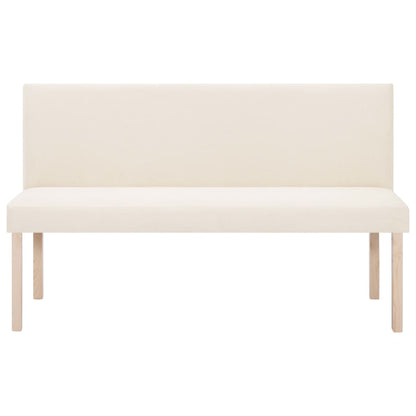 Panca 139,5 cm Crema in Poliestere