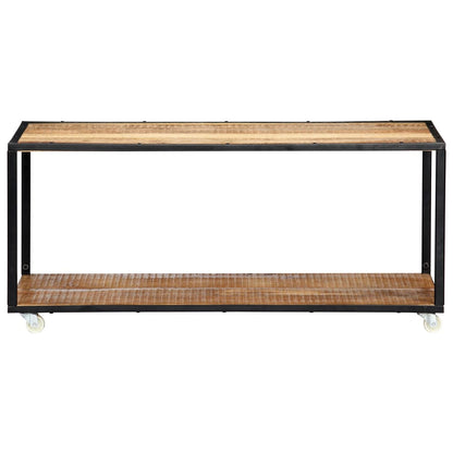 Tavolino da Salotto 90x50x40 cm in Legno Massello di Recupero