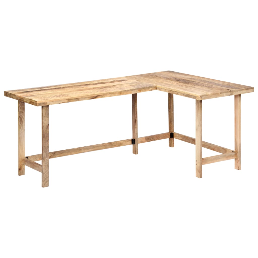Scrivania 180x120x76 cm in Legno Massello di Mango