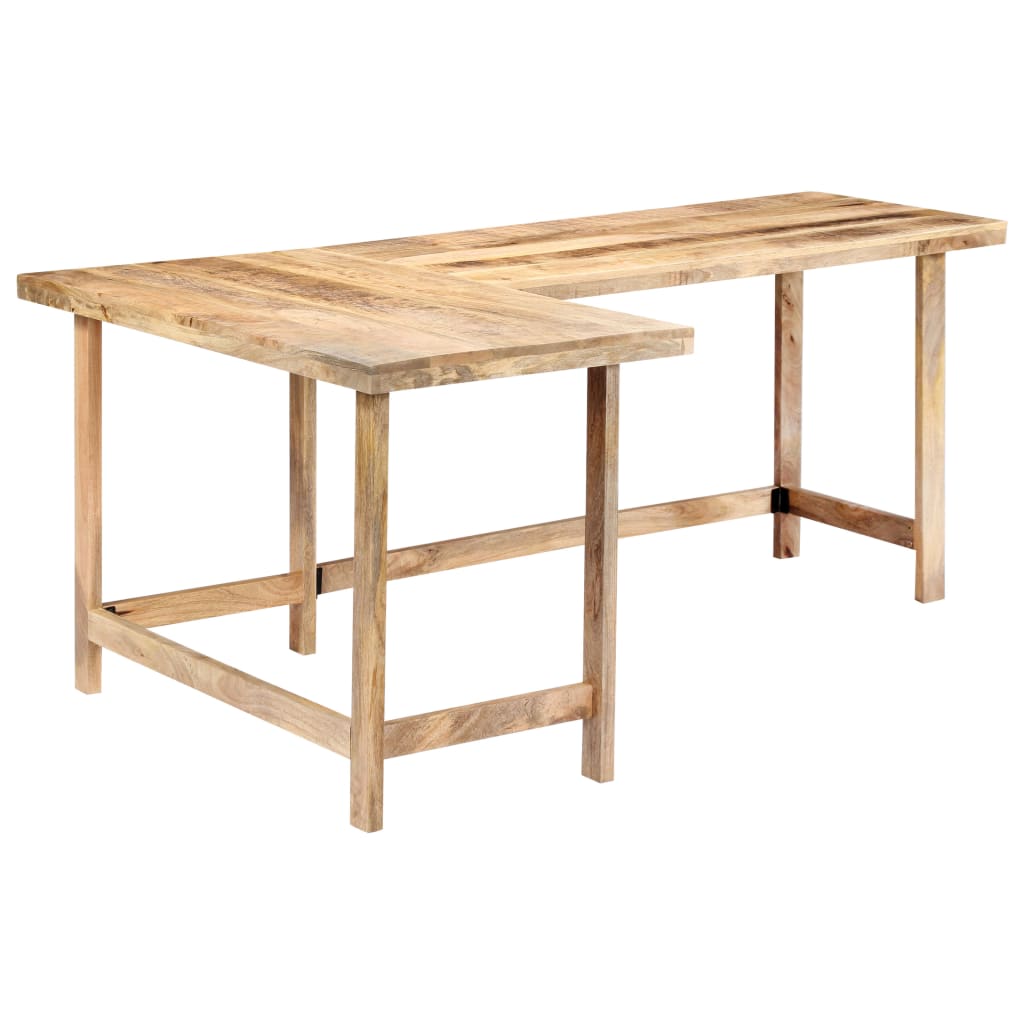 Scrivania 180x120x76 cm in Legno Massello di Mango
