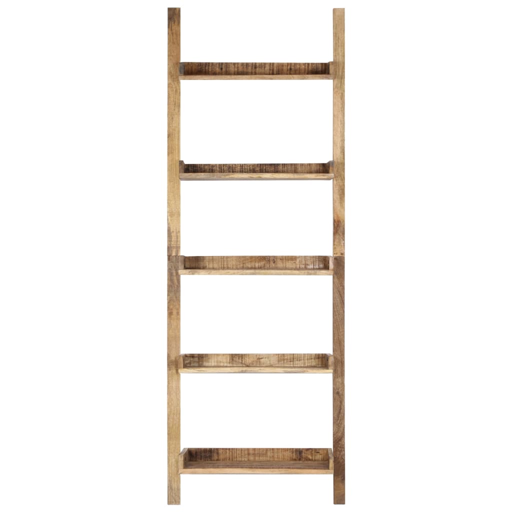 Ladder Shelf Brown 75x37x205 cm solido Mango Legno