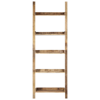 Ladder Shelf Brown 75x37x205 cm solido Mango Legno