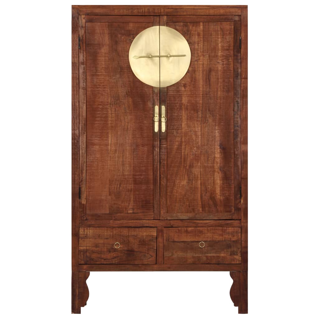 Guardaroba 100x50x175 cm in Legno Massello d'Acacia