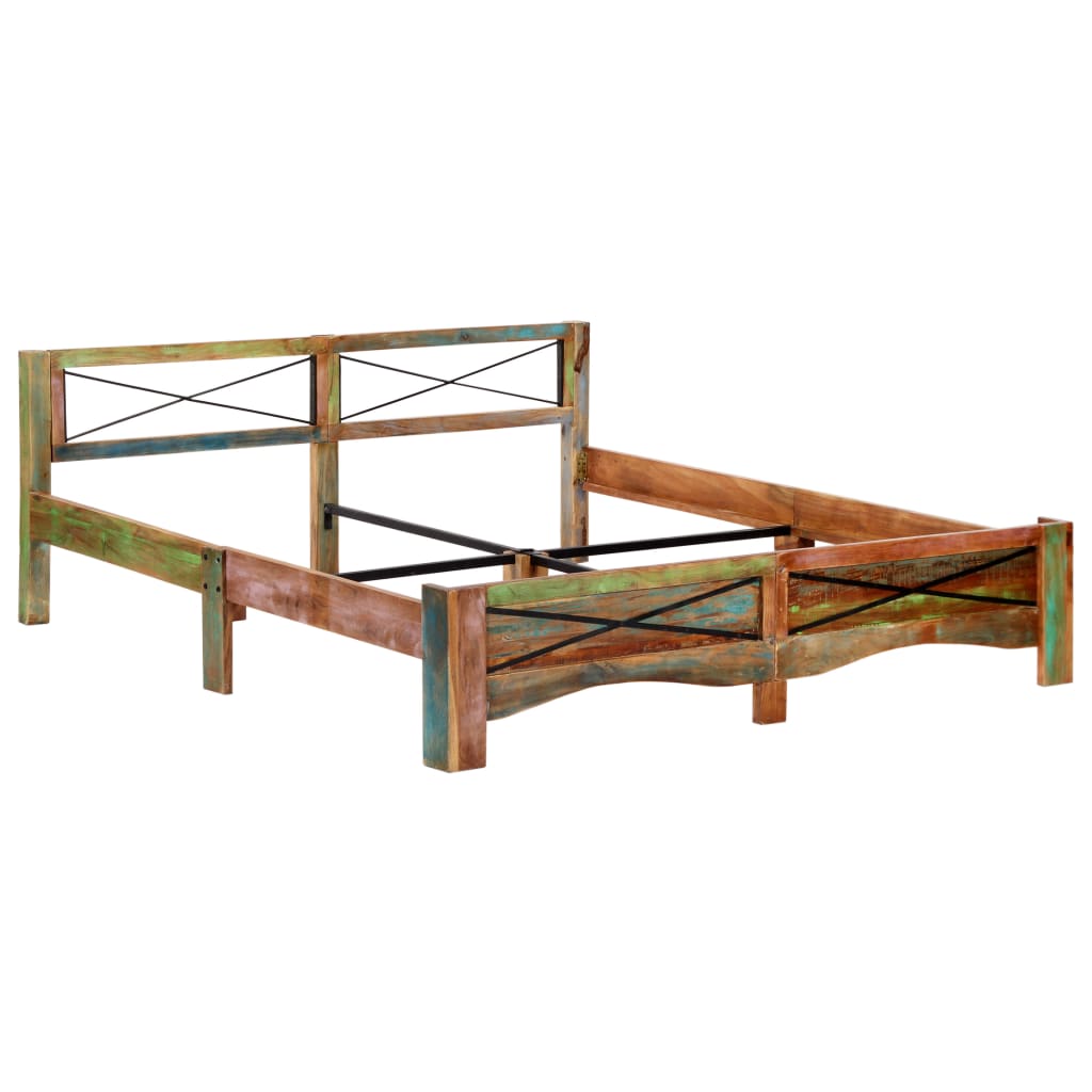 Giroletto senza Materasso in Legno di Recupero 180x200 cm