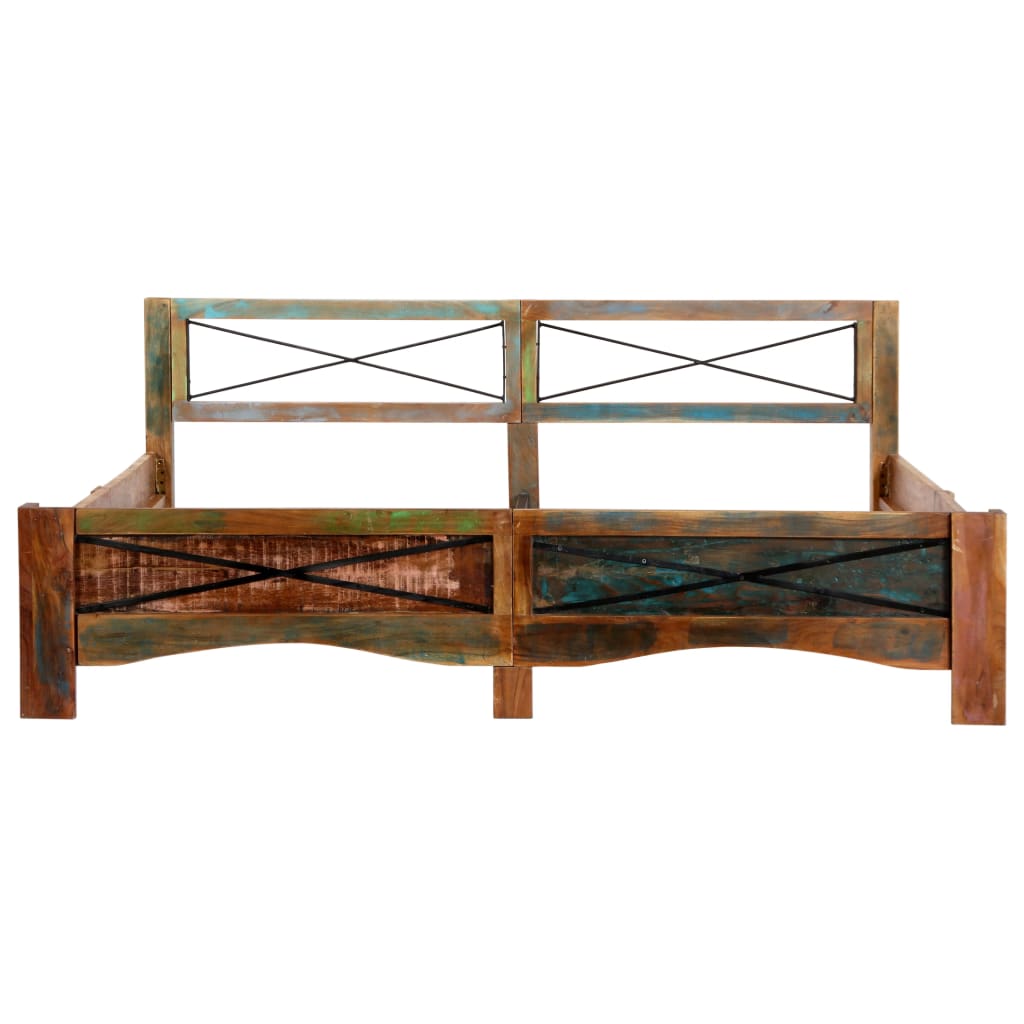 Giroletto senza Materasso in Legno di Recupero 180x200 cm