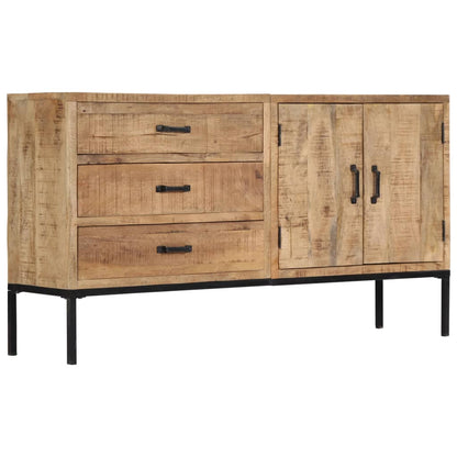 Credenza 140x35x75 cm in Legno Massello di Mango
