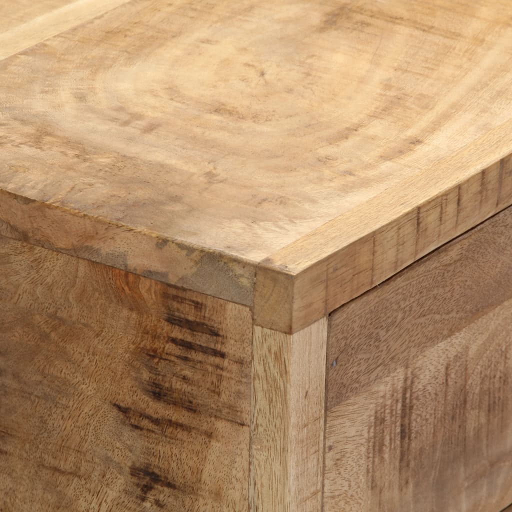 Credenza 140x35x75 cm in Legno Massello di Mango