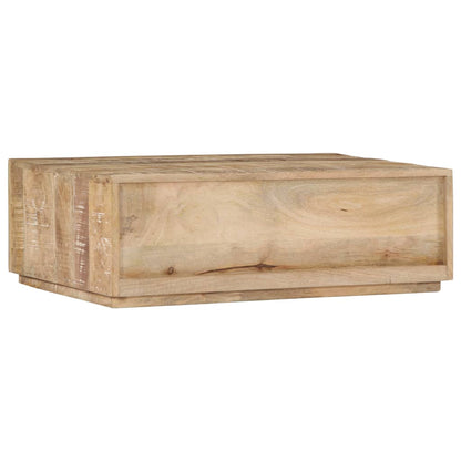 Tavolino da Salotto 90x60x30 cm in Legno Massello di Mango