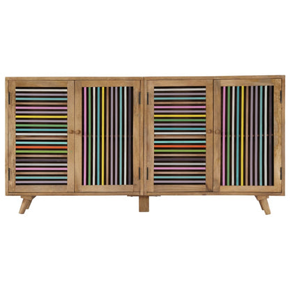 Credenza 150x30x75 cm in Legno Massello di Mango