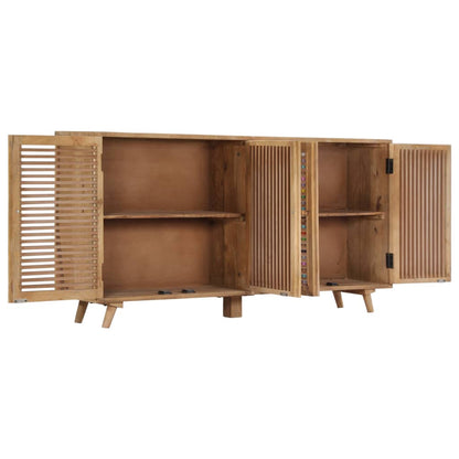 Credenza 150x30x75 cm in Legno Massello di Mango