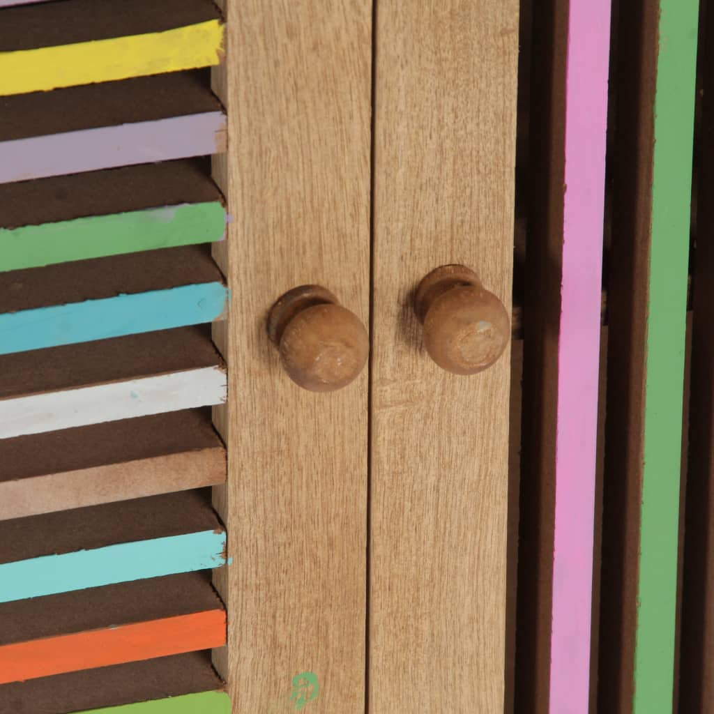 Credenza 150x30x75 cm in Legno Massello di Mango
