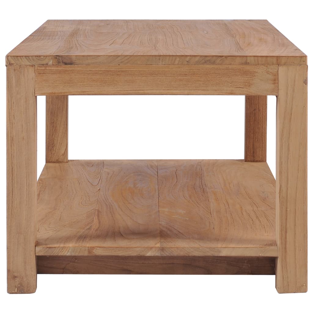 Tavolino da Salotto 100x50x40 cm in Legno Massello di Teak