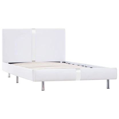Giroletto senza Materasso Bianco in Similpelle 90x200 cm