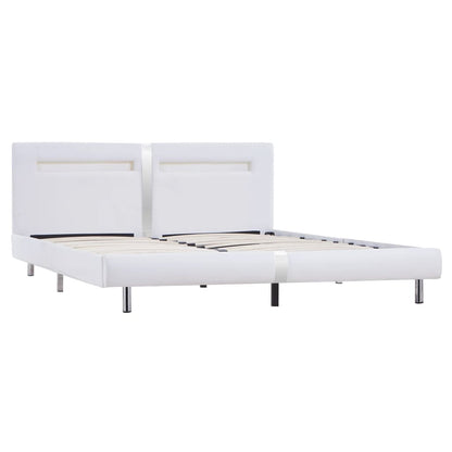 Giroletto con LED senza Materasso Bianco 180x200 cm