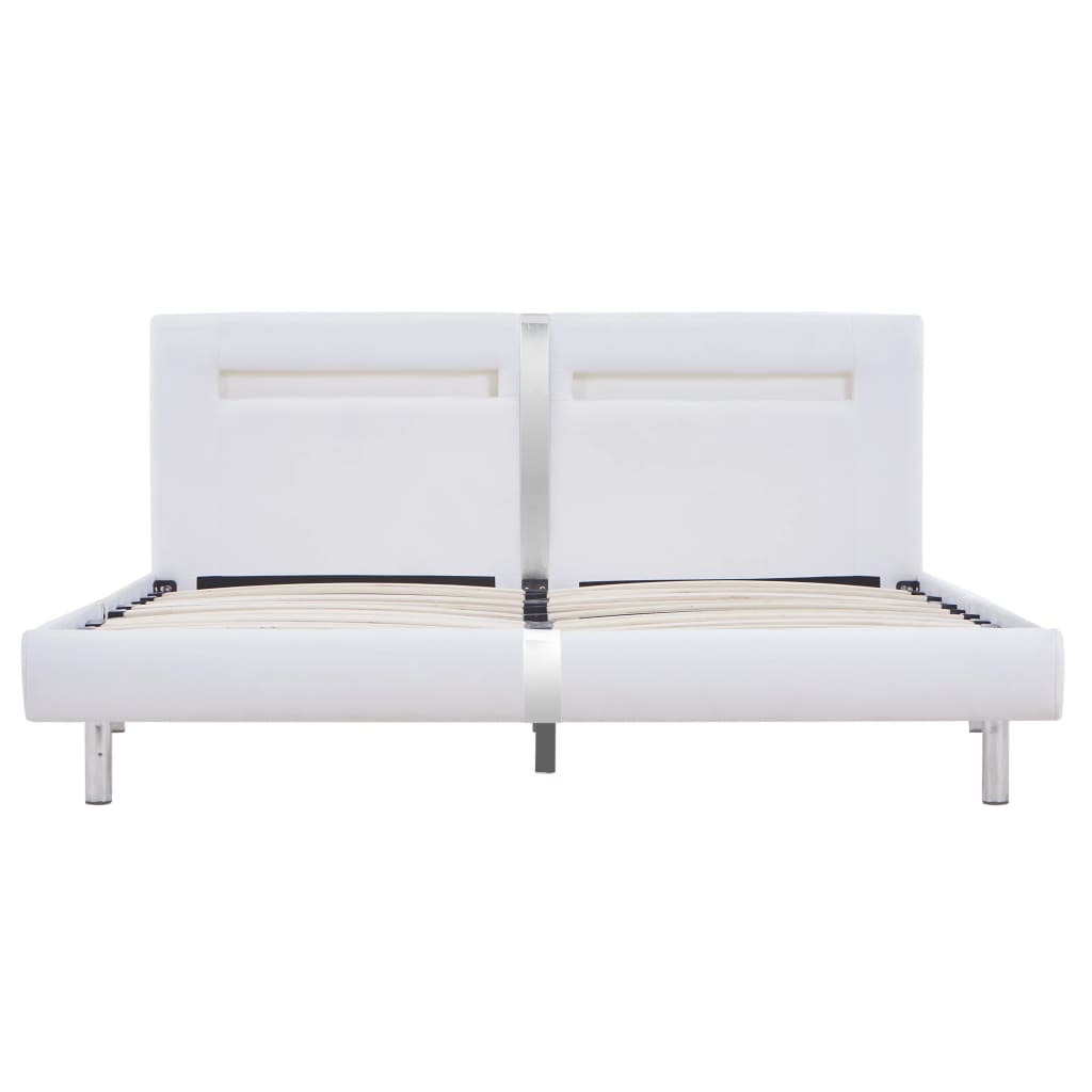 Giroletto con LED senza Materasso Bianco 180x200 cm