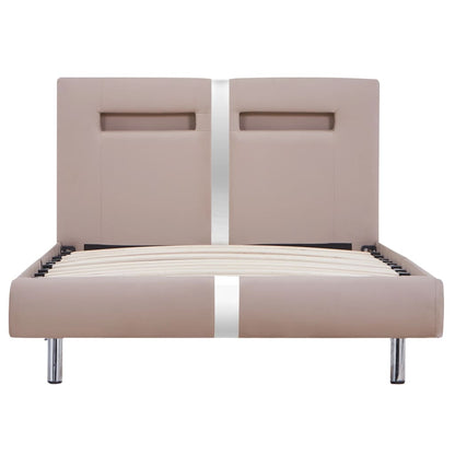 Giroletto con LED senza Materasso Cappuccino 90x200 cm
