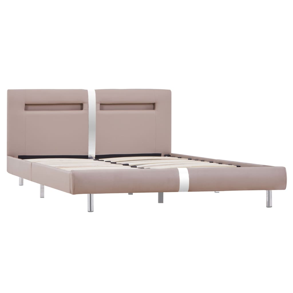 Giroletto con LED senza Materasso Cappuccino 120x200 cm