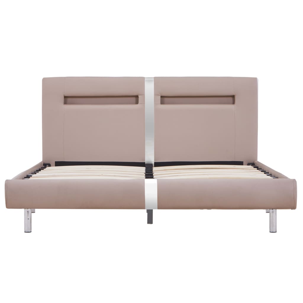 Giroletto con LED senza Materasso Cappuccino 120x200 cm