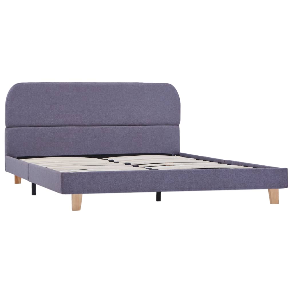 Giroletto senza Materasso Grigio Chiaro 140x200 cm Tessuto