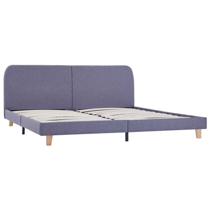 Giroletto senza Materasso Grigio Chiaro 180x200 cm Tessuto