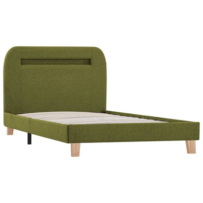 Giroletto con LED senza Materasso Verde 90x200 cm