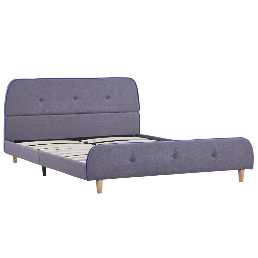 Giroletto senza Materasso Grigio Chiaro 140x200 cm Tessuto